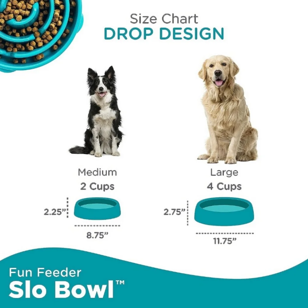 Outward Hound Fun Feeder Slo Bowl, Slow Feeder Dog Bowl